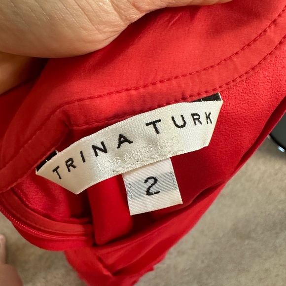 Red Pantsuit Jumpsuit Women’s Business Casual - Picture 4 of 4